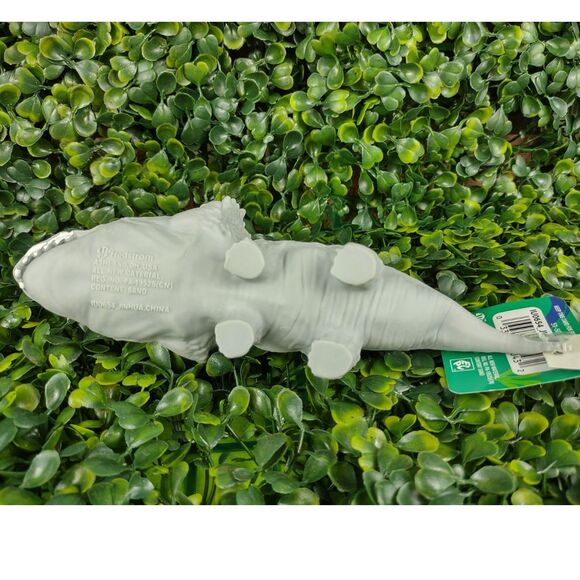 Triceratops Dinosaur Squishy Toy Figure Squeezable Dino Squish Squeeze Sand Gray - Picture 14 of 15